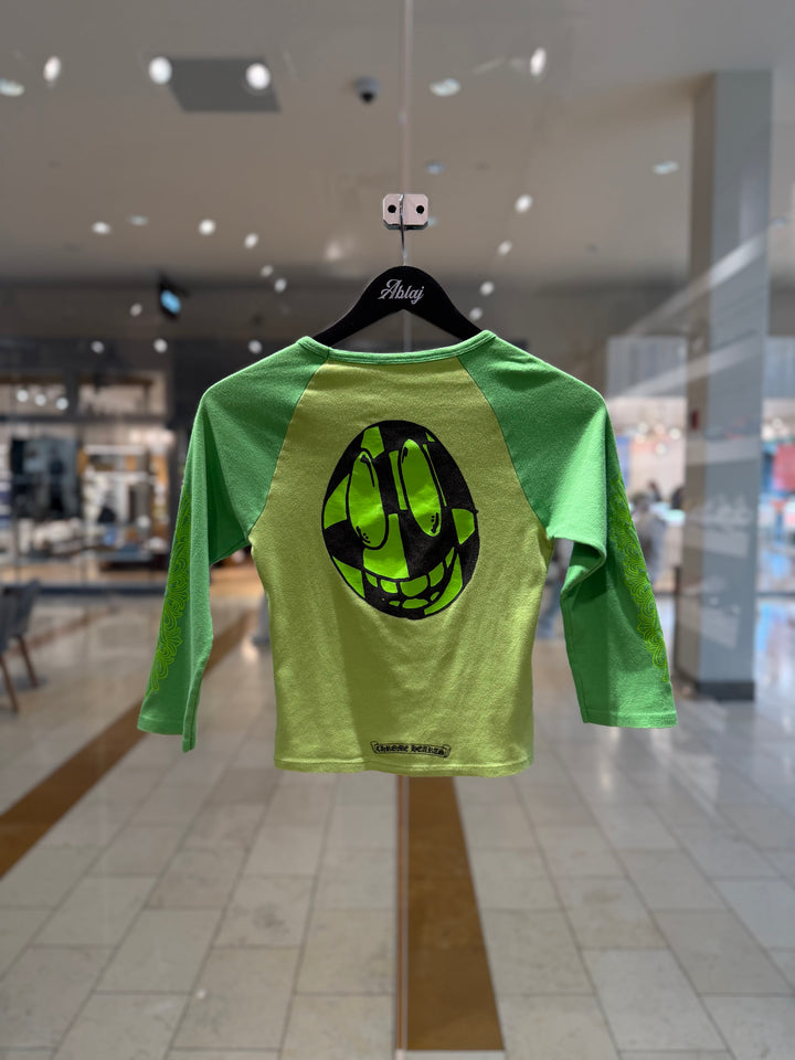 Chrome Hearts Green Matty Boy Baseball Tee (Women&