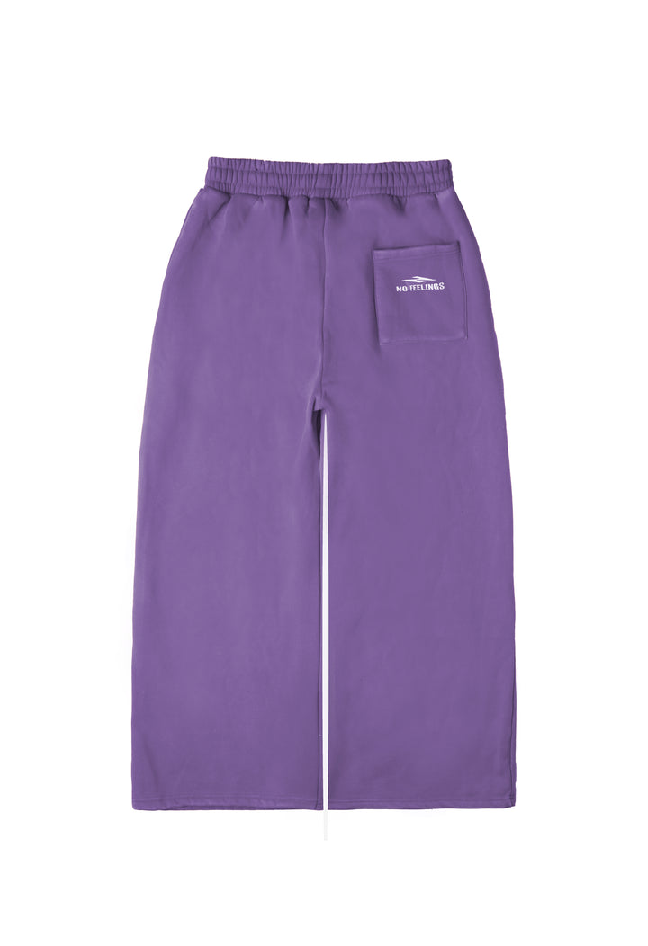 No Feelings Purple Sweatpants