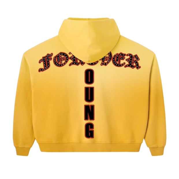Daven Homme Forever Young Yellow Hoodie