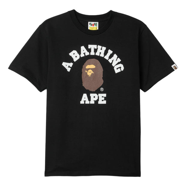 Bape College Tee Black