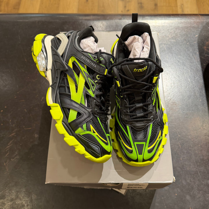 Balenciaga Track 2 Trainer Black Yellow (PREOWNED)