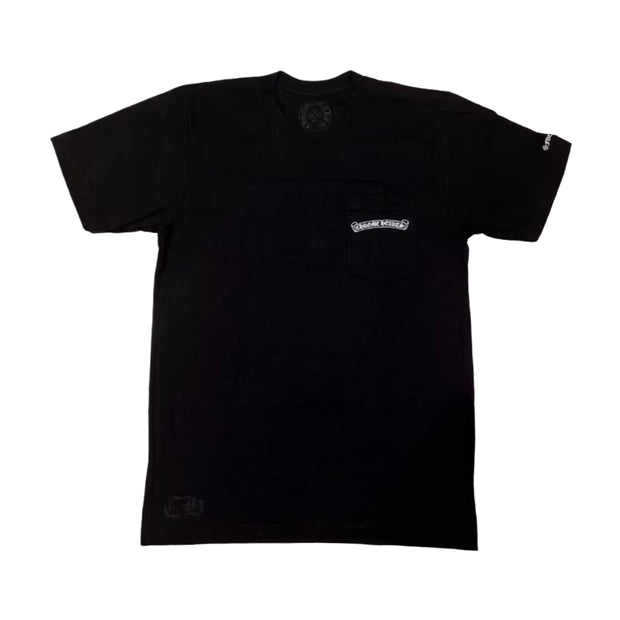 Chrome Hearts Scroll Logo T-shirt Black