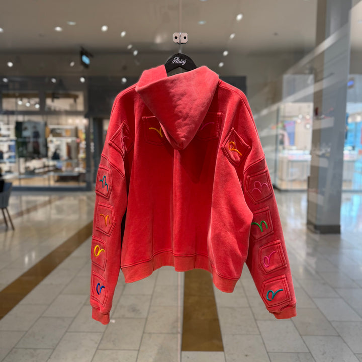 RHDD Lychee Pocket Zip Up Hoodie (PREOWNED)