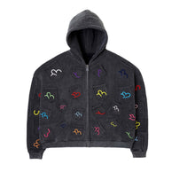 GV Gallery Raspberry Pocket Zip Up Hoodie