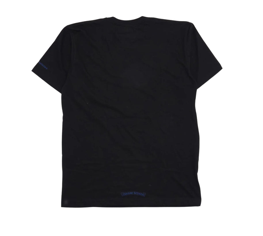 Chrome Hearts Black/Blue Neck Logo Tee