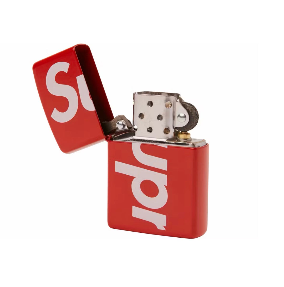Supreme Logo Zippo Red