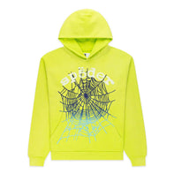 SP5DER OG Web V2 Green Gradient Hoodie