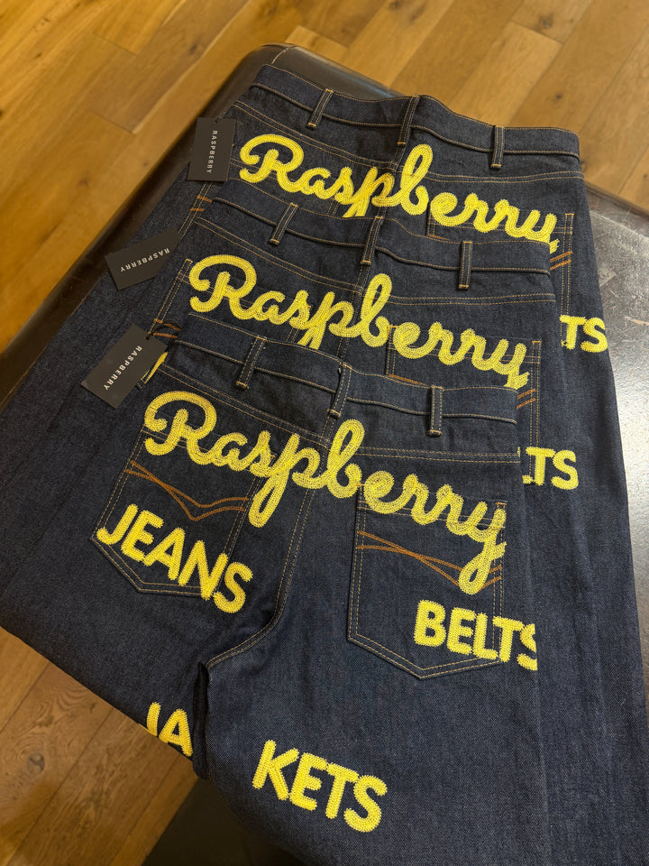 GV Gallery Raspberry Belt Jeans Dark Blue
