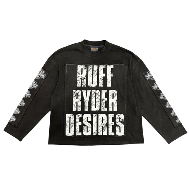 Ruff Ryder Long Sleeve Tee Black