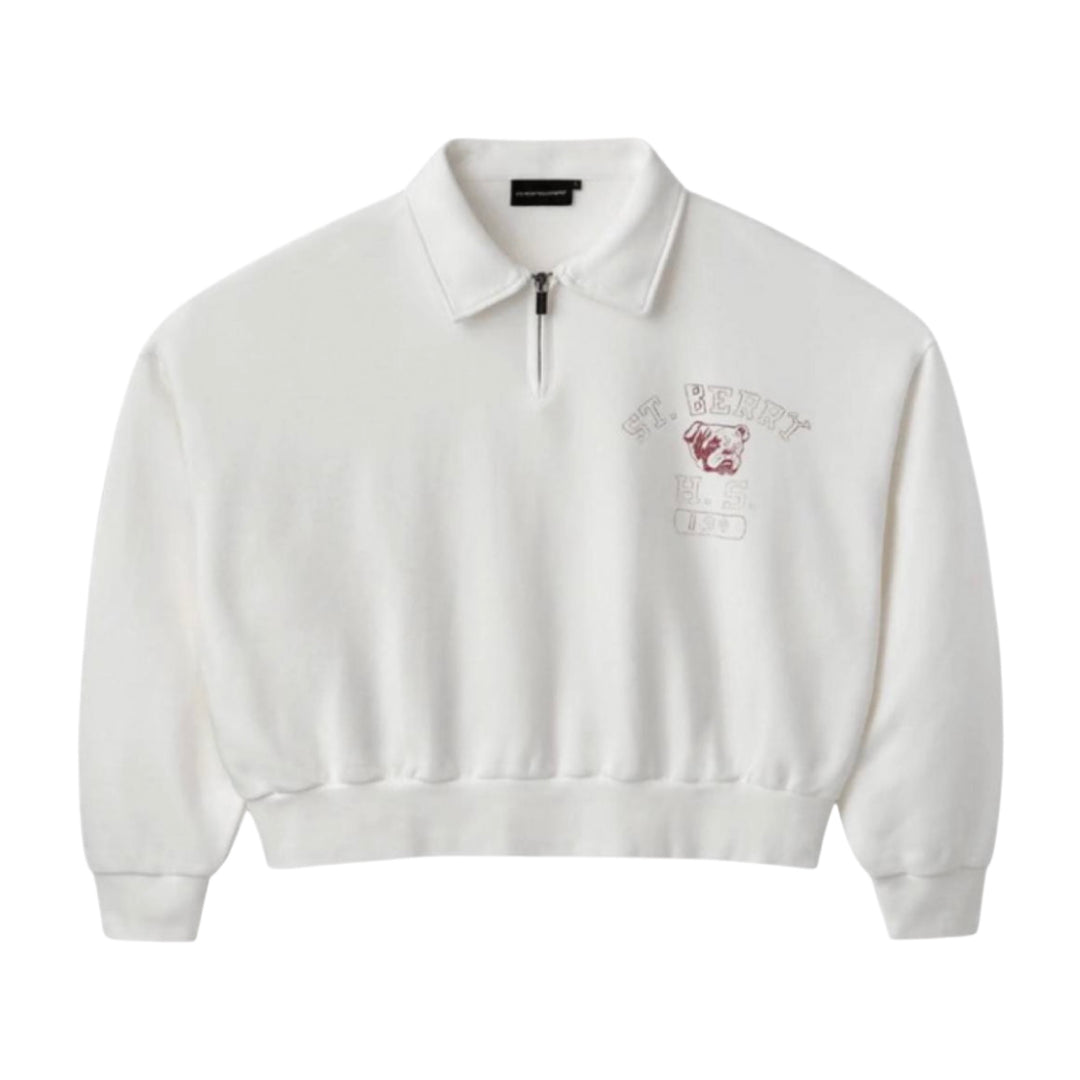 GV Gallery Berry White Quarter/Half Zip