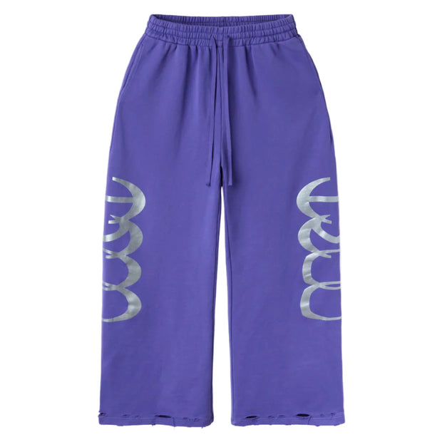 HMDD Purple Galaxy Radar Sweatpants