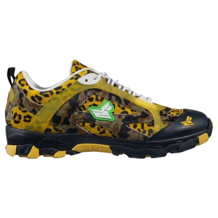 Sicko Hiking Shoes Yellow Leopard Flip