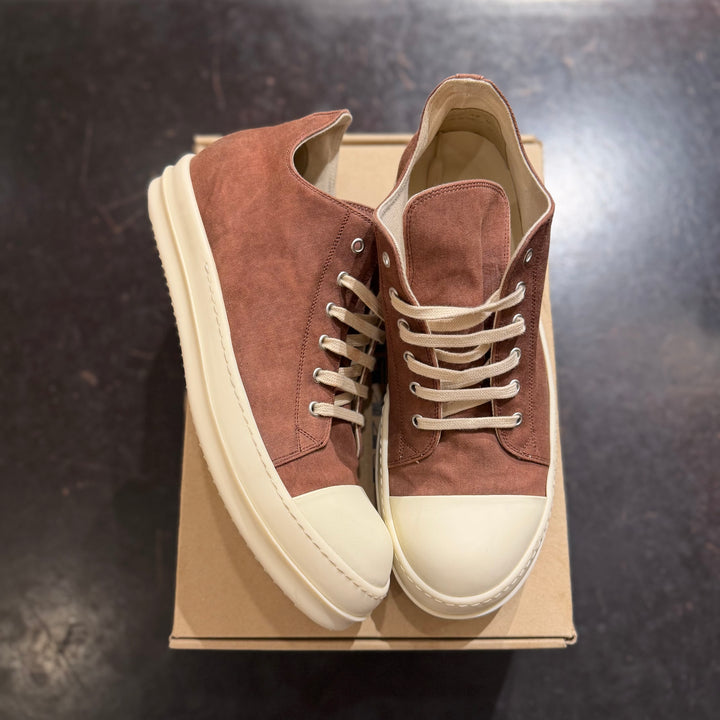 Rick Owen DRKSHDW Henna Brown Ramone Low (PREOWNED) SZ 46