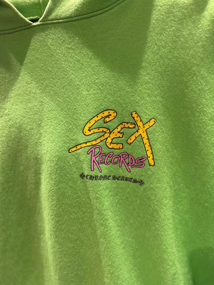 Chrome Hearts Matty Boy Sex Record Green Hoodie (PREOWNED) Fits like a 2XL