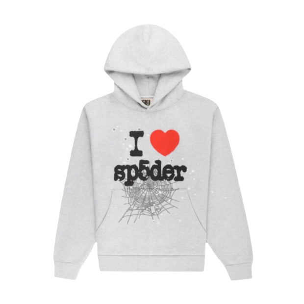 SP5DER Souvenir Hoodie Heather Grey