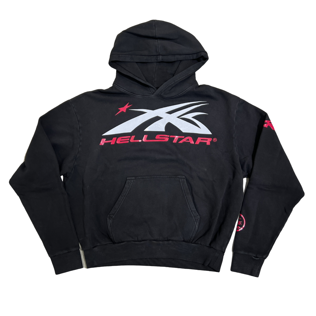 Hellstar Sports Core Logo Black Hoodie