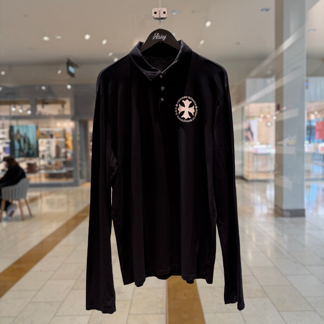 Chrome Hearts Fleur Polo Button Up L/S (PREOWNED)
