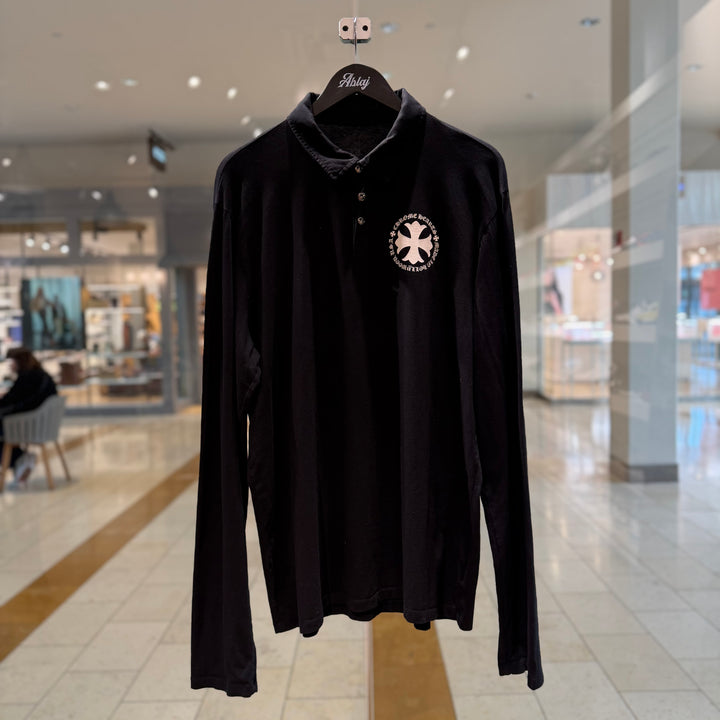 Chrome Hearts Fleur Polo Button Up L/S (PREOWNED)