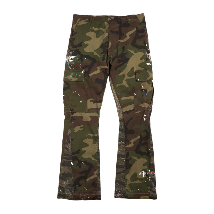 Undeveloped Camo Split Flare Denim