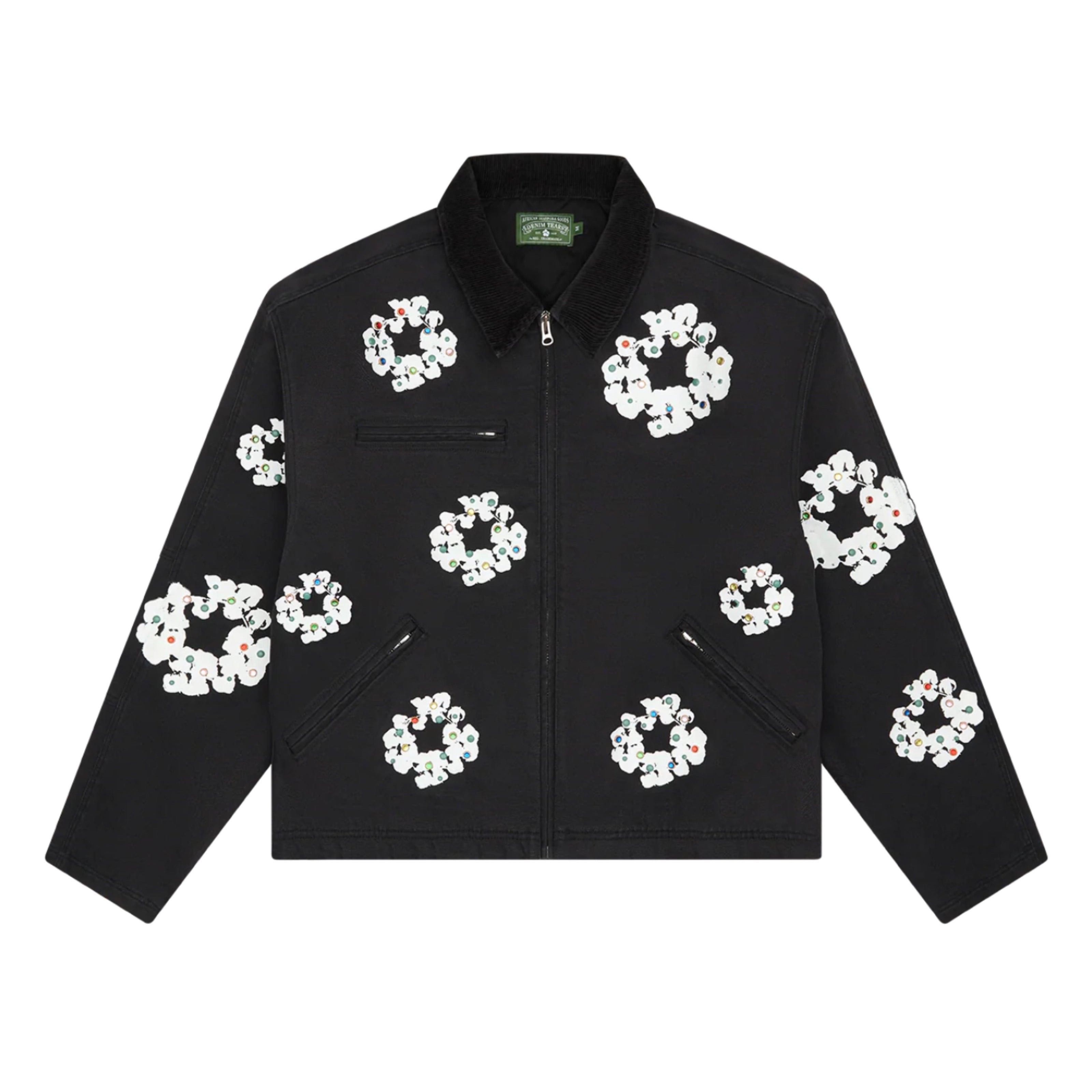 Denim Tears Cotton Wreath Canvas Work Jacket