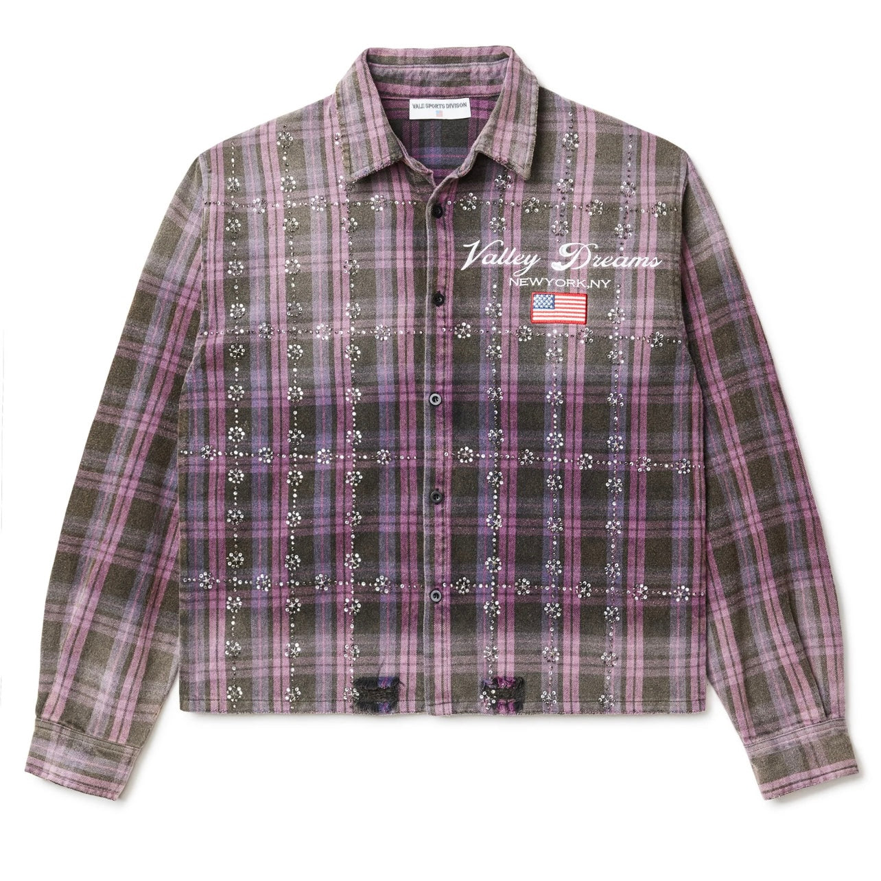 Vale Purple Rain Crystal Flannel