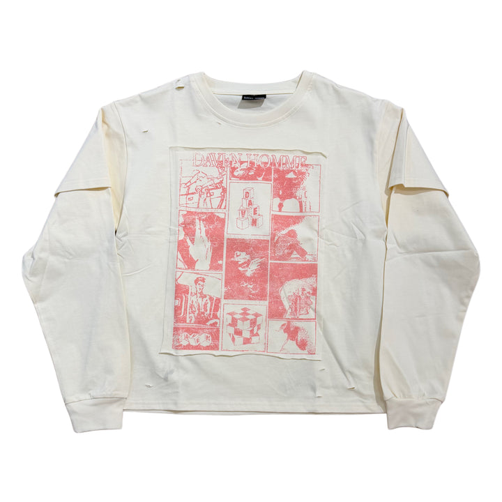 Daven Homme Double Layer Cream L/S
