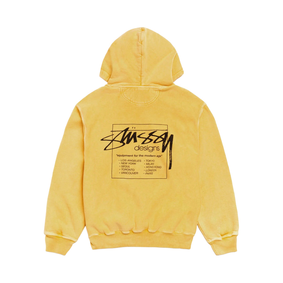 Stussy Modern Age Yellow Hoodie