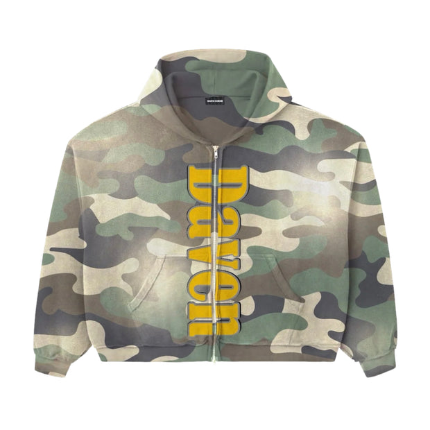 Daven Homme Forever Young Camo Hoodie