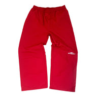 No Feelings Red Track Pants