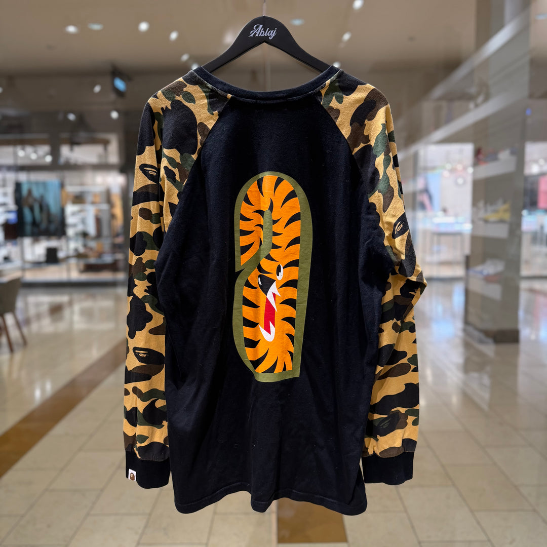 Bape 1st Camo Shark L/S Tee (PREOWNED)