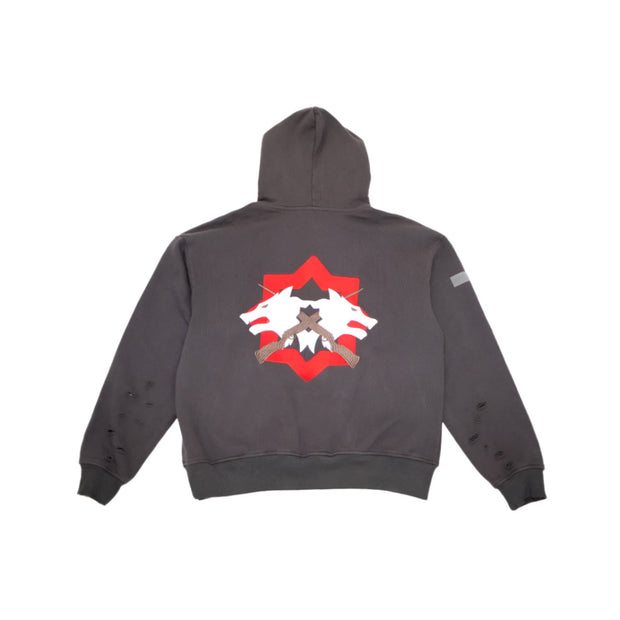 MURD333R.FM Special Ops Hoodie Militia Carbon