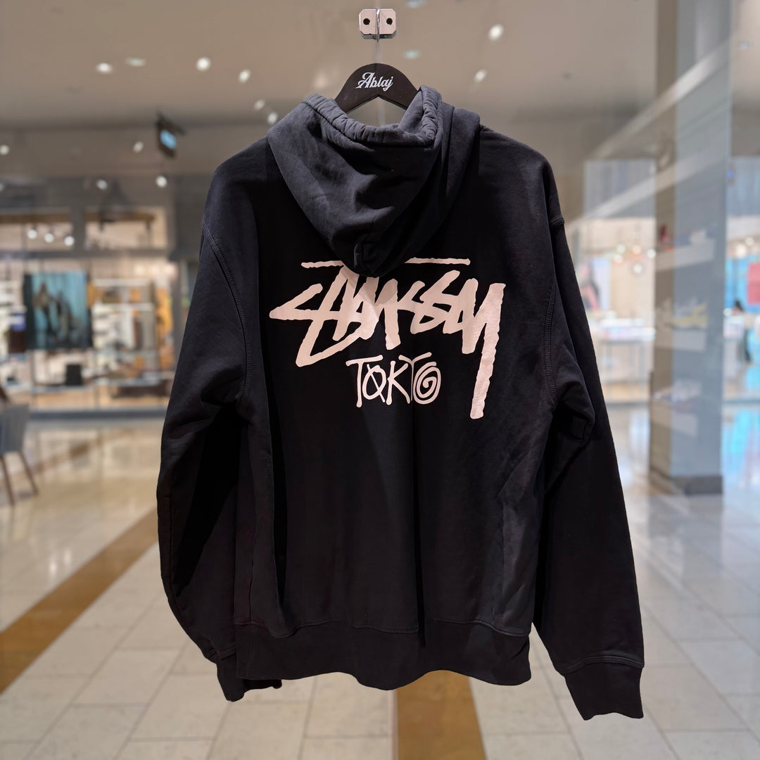 Stussy Tokyo Exclusive Hoodie Black (PREOWNED)