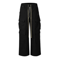 Undeveloped Nylon Drawstring Cargo Pants
