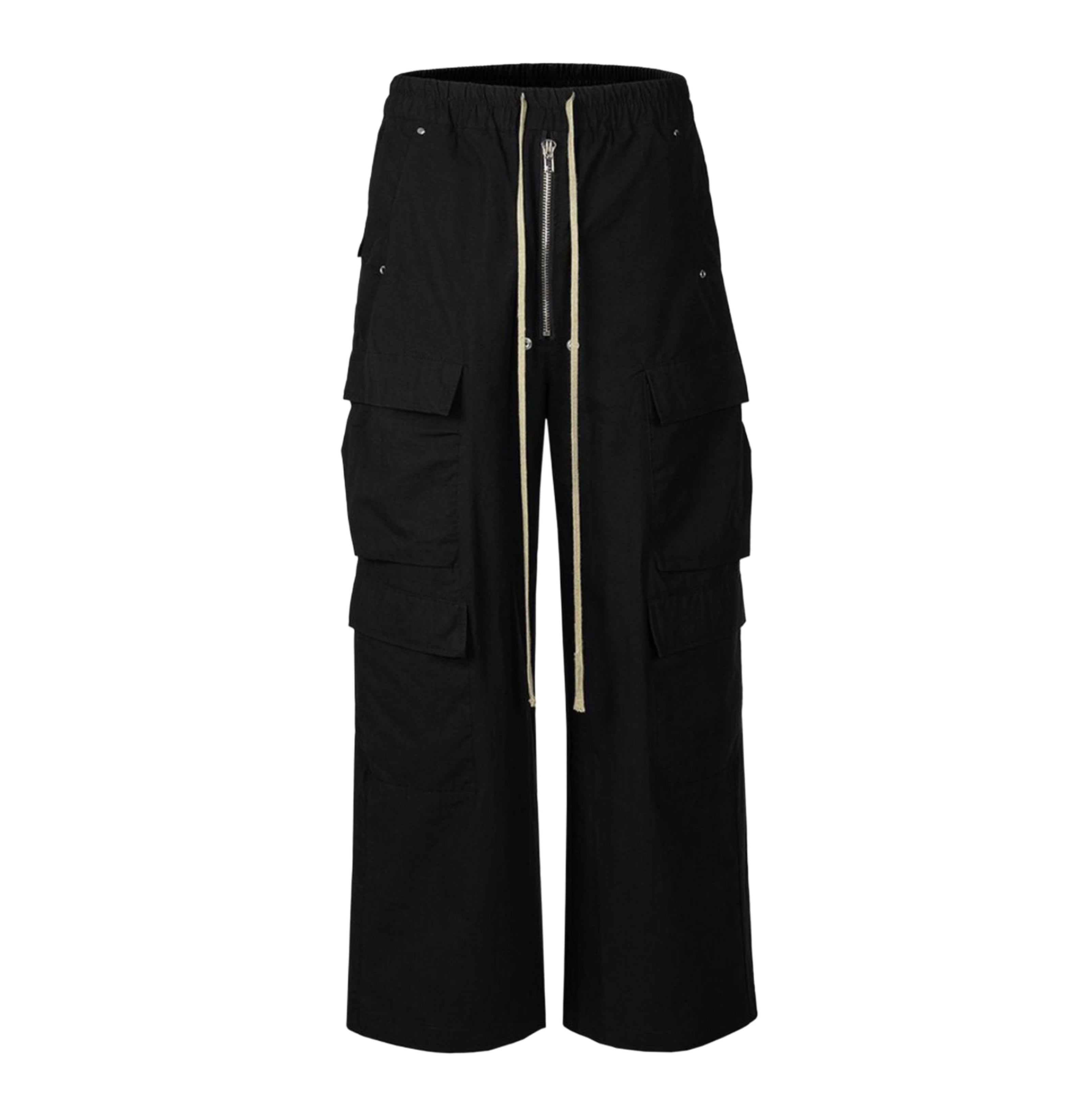 Undeveloped Nylon Drawstring Cargo Pants