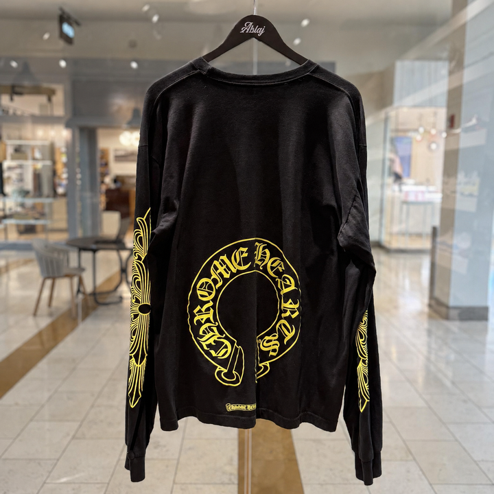 Chrome Hearts Horseshoe Logo Long Sleeve Pocket T-Shirt (PREOWNED)