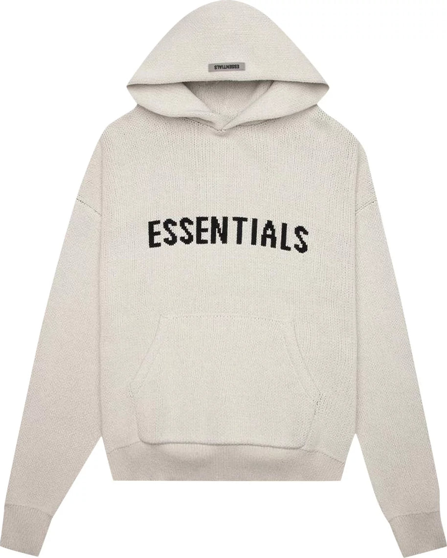 Essentials Knit Hoodie (FW20) Cream