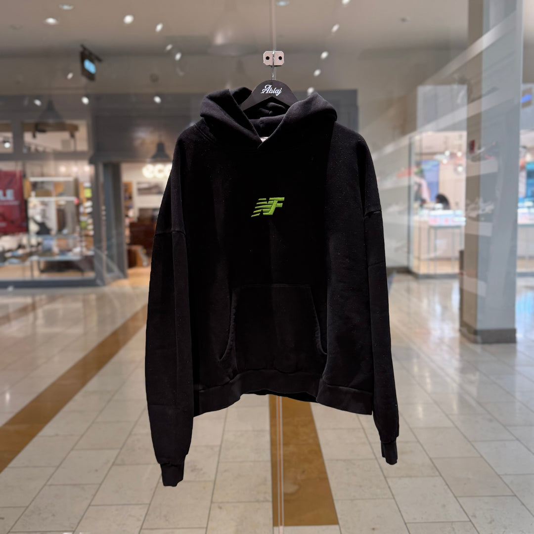 No Feelings Fitness Green Black Hoodie (PREOWNED)