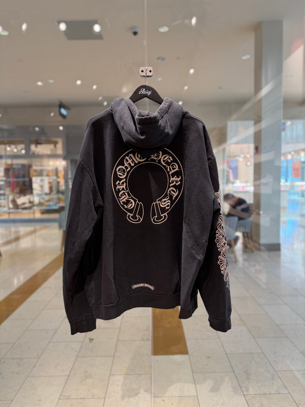 Chrome Hearts Black Horseshoe Hoodie (PREOWNED)