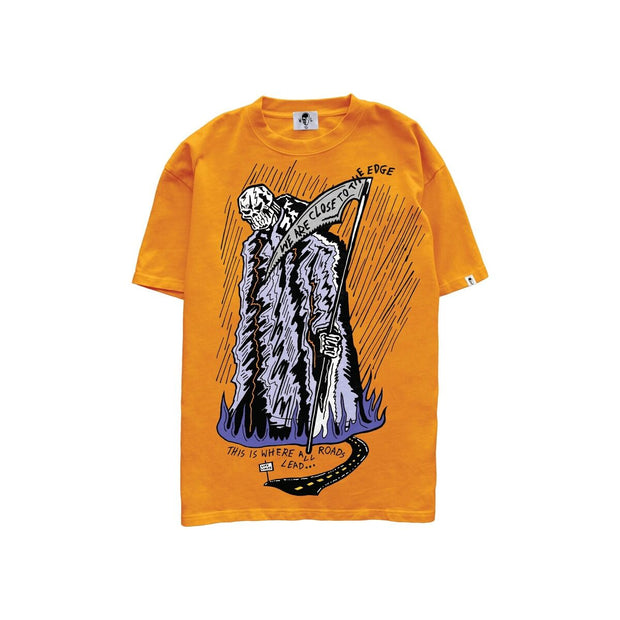 Warren Lotas “The Edge” Orange Tee