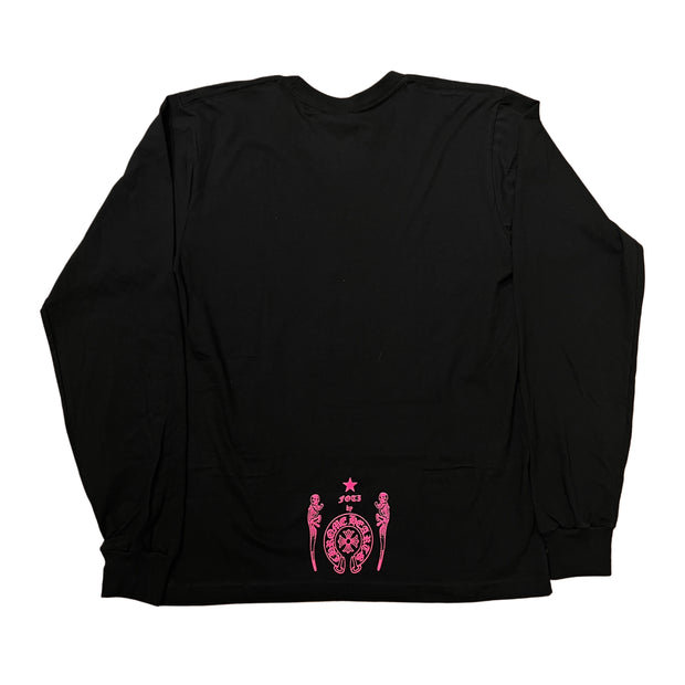 Chrome Hearts FOTI Neon Pink Long Sleeve