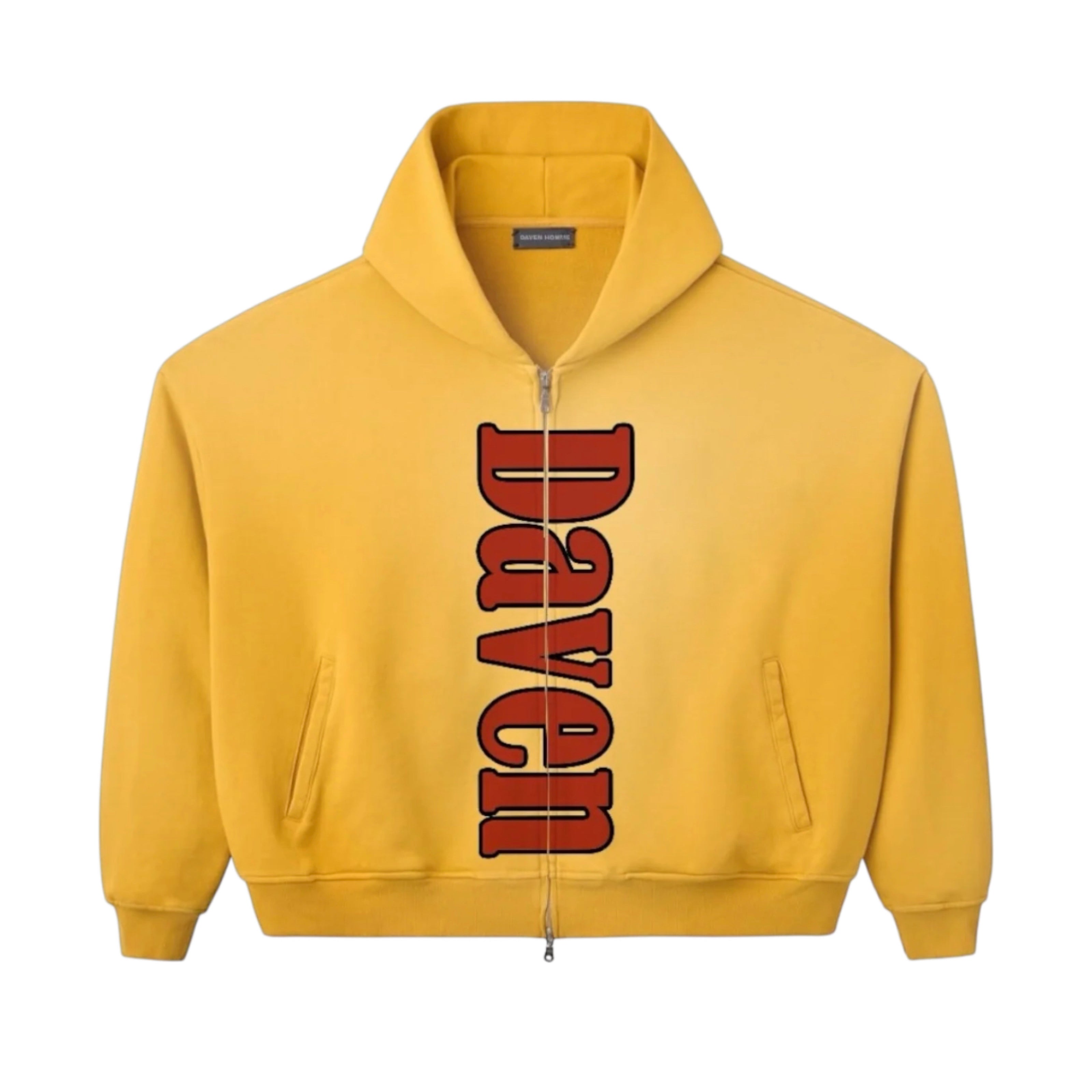 Daven Homme Forever Young Yellow Hoodie