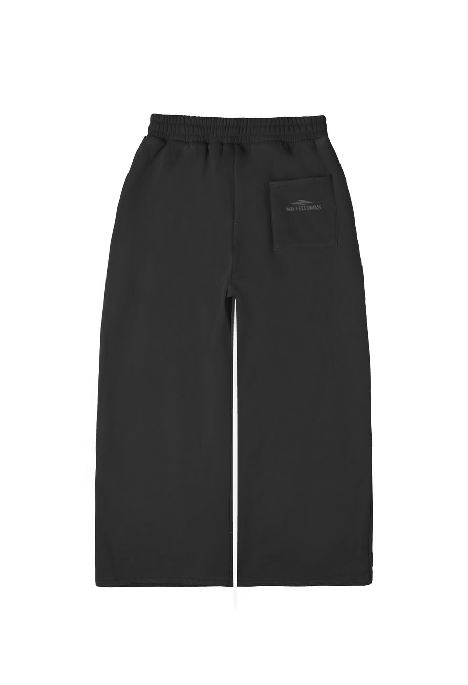 No Feelings Black on Black Sweatpants