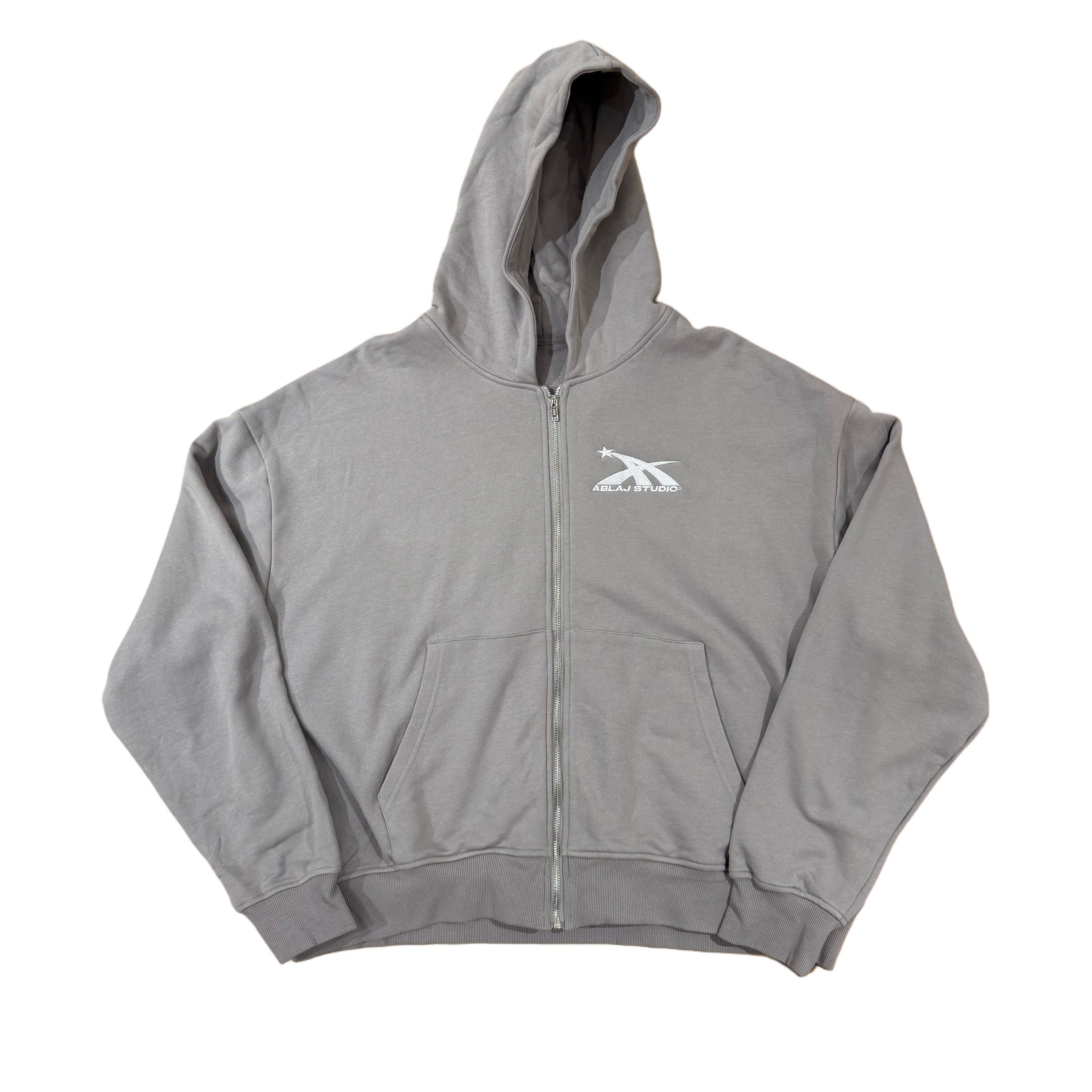 Ablaj Studios Concrete Zip up Hoodie