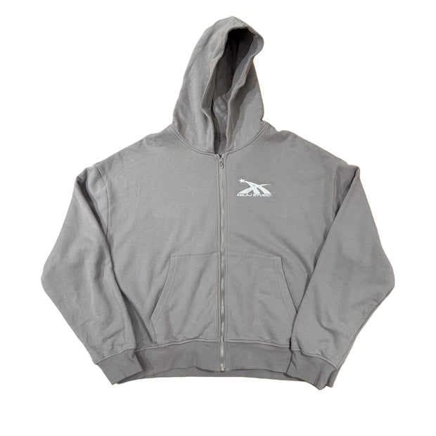 Ablaj Studios Concrete Zip up Hoodie