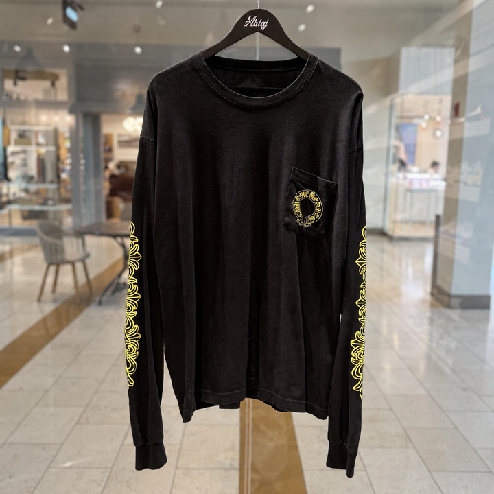 Chrome Hearts Horseshoe Logo Long Sleeve Pocket T-Shirt (PREOWNED)