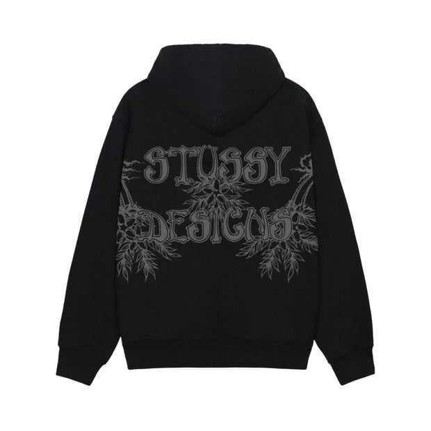 Stussy Black Wes Palm Hoodie