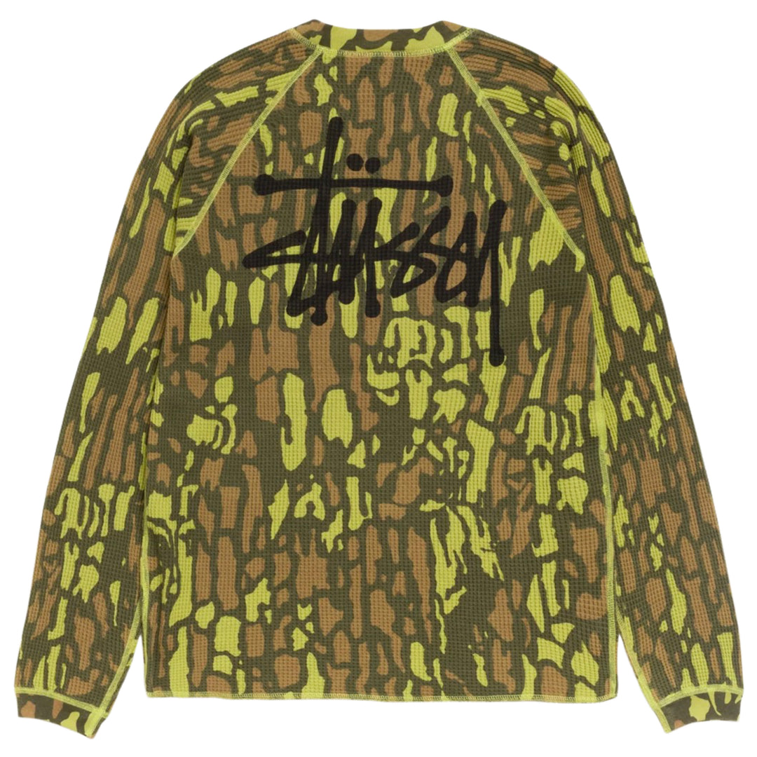 Stussy Tree Bark Camo Raglan Thermal