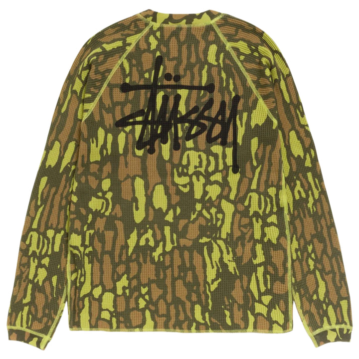 Stussy Tree Bark Camo Raglan Thermal