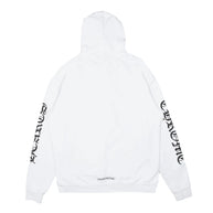 Chrome Hearts Vertical Logo Hoodie White