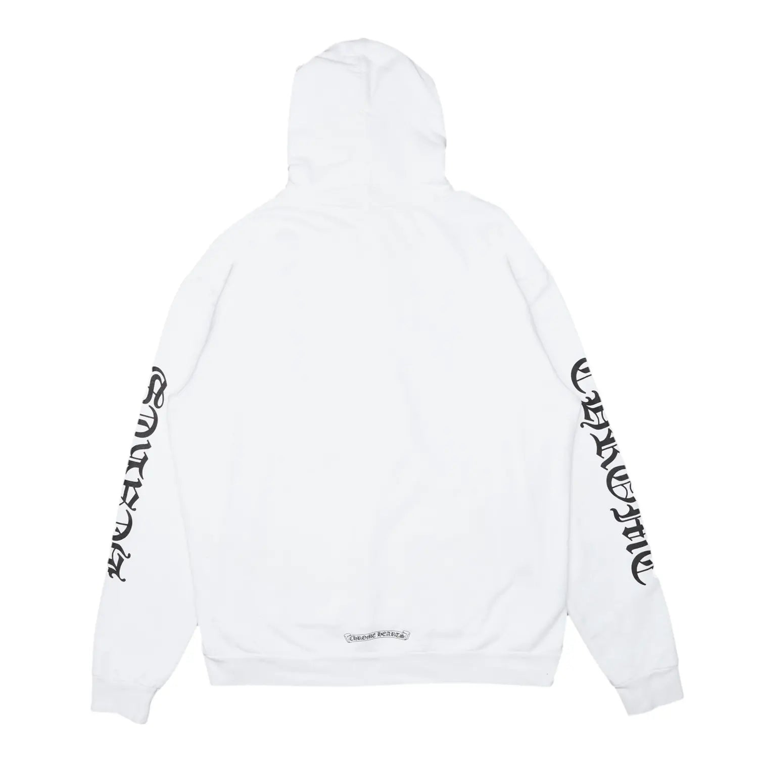 Chrome Hearts Vertical Logo Hoodie White